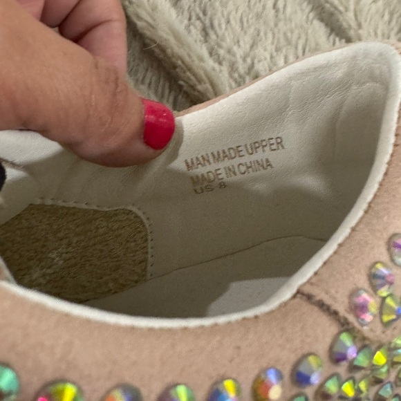 Mi.im Pink Rhinestone Star Sneakers – Worn Once, Size 8 - Picture 12 of 15